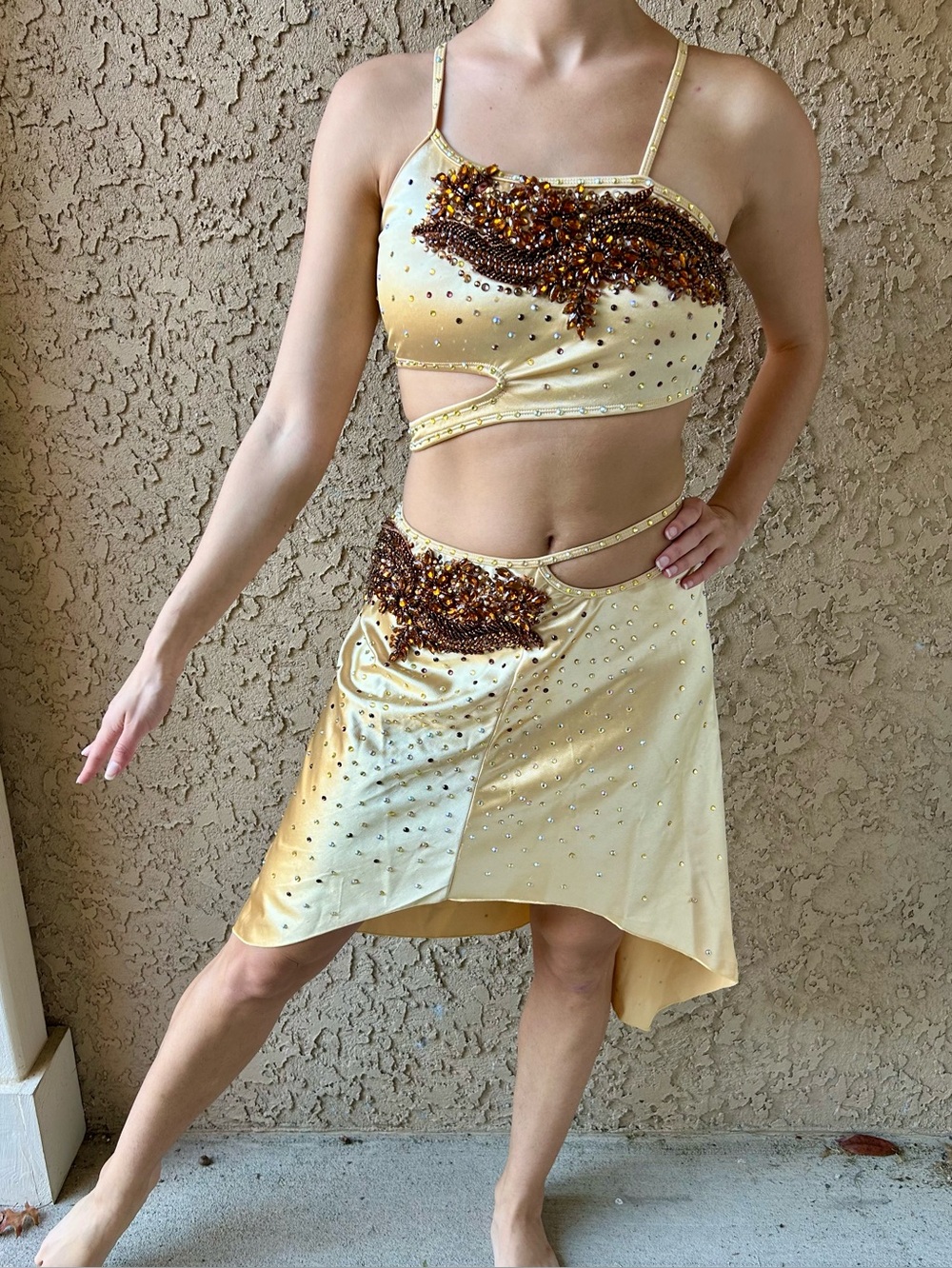 Gold lyrical costume AS